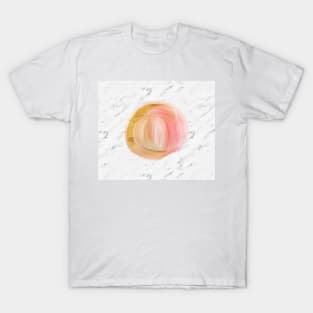 Sunny rose gold marble T-Shirt